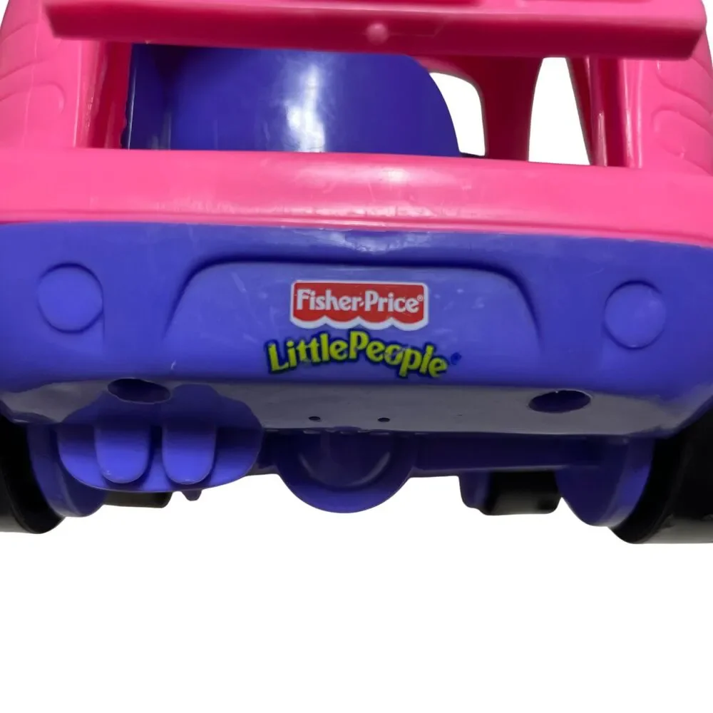 Fisher‎ Price 2002 Working Little People Pink Musical SUV Open & Close
